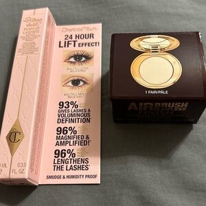 Charlotte Tilbury Mascara and Powder
